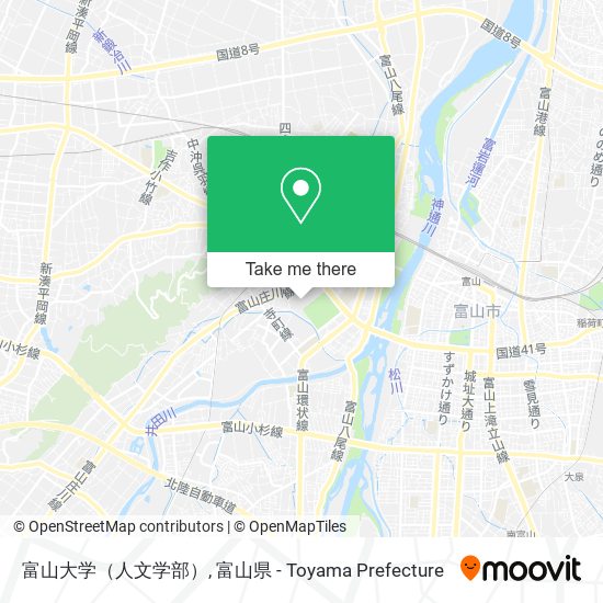 富山大学（人文学部） map