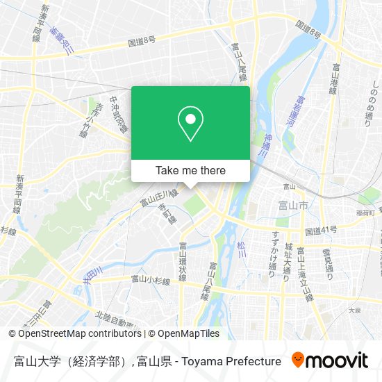 富山大学（経済学部） map