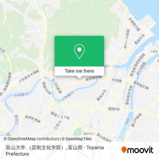 富山大学 （芸術文化学部） map