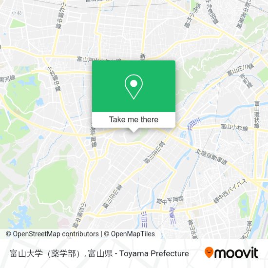 富山大学（薬学部） map