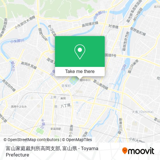 富山家庭裁判所高岡支部 map