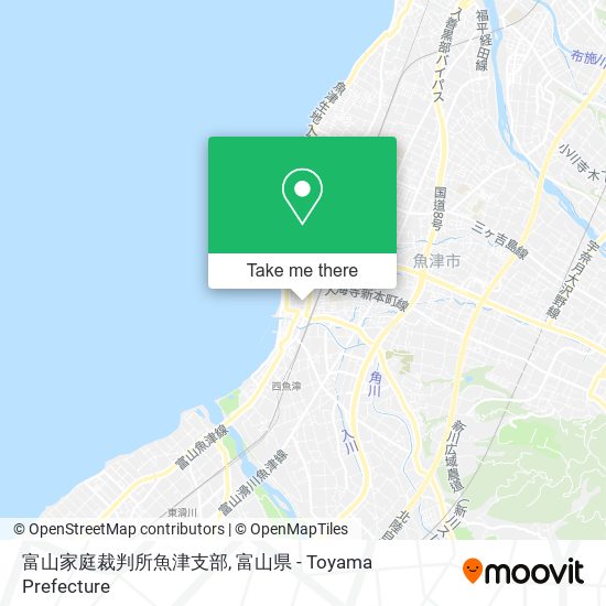 富山家庭裁判所魚津支部 map