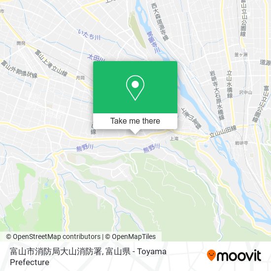 富山市消防局大山消防署 map