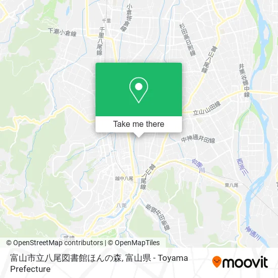 富山市立八尾図書館ほんの森 map