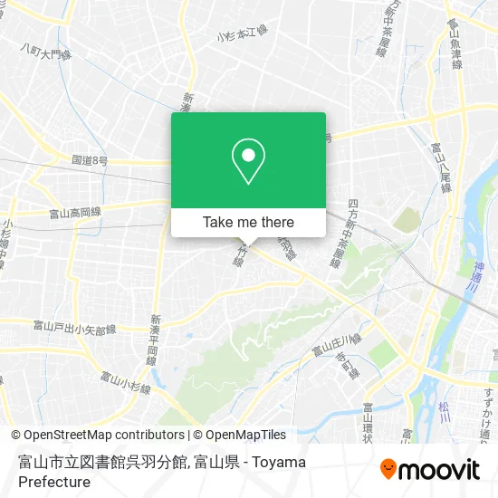 富山市立図書館呉羽分館 map