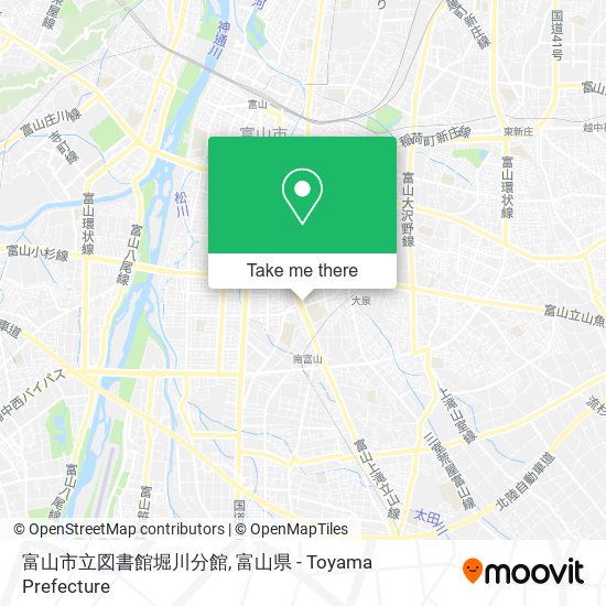 富山市立図書館堀川分館 map