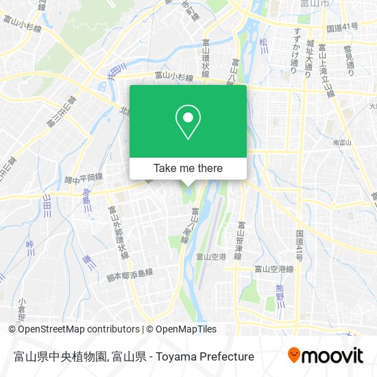 富山県中央植物園 map