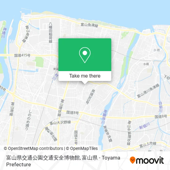 富山県交通公園交通安全博物館 map