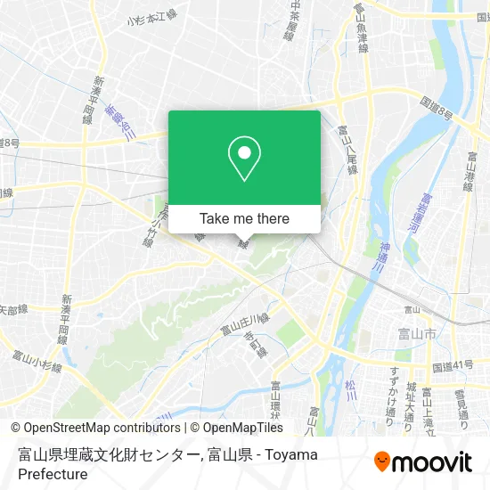 富山県埋蔵文化財センター map