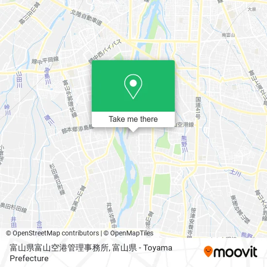 富山県富山空港管理事務所 map