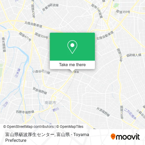 富山県砺波厚生センター map