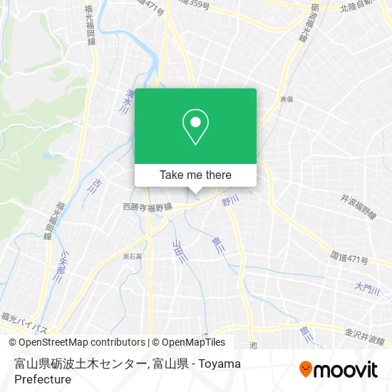 富山県砺波土木センター map