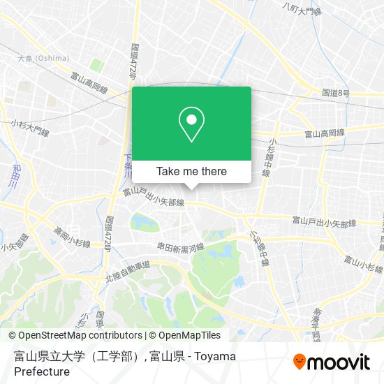 富山県立大学（工学部） map