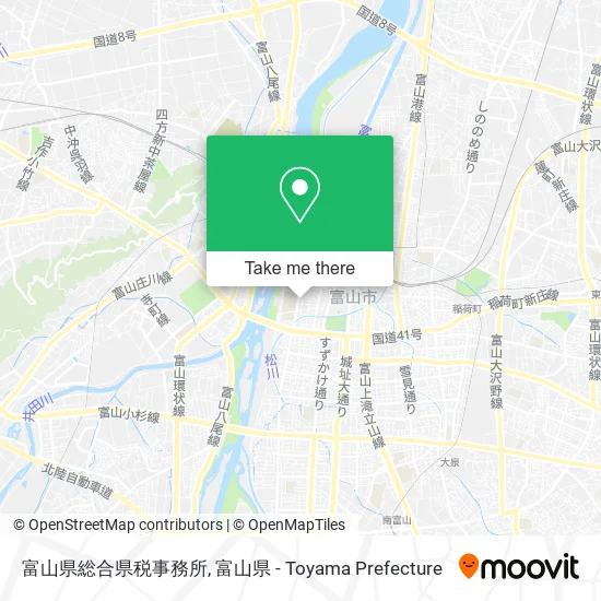富山県総合県税事務所 map