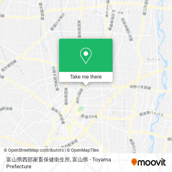 富山県西部家畜保健衛生所 map