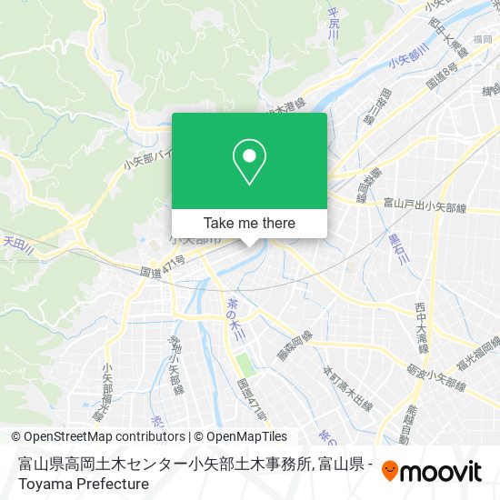 富山県高岡土木センター小矢部土木事務所 map