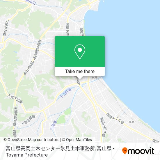富山県高岡土木センター氷見土木事務所 map