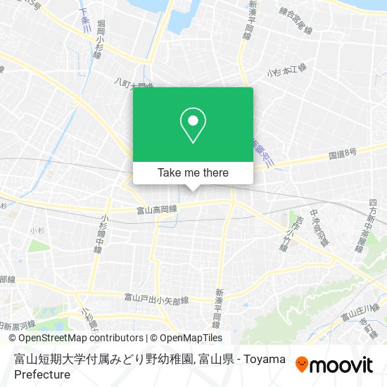 富山短期大学付属みどり野幼稚園 map