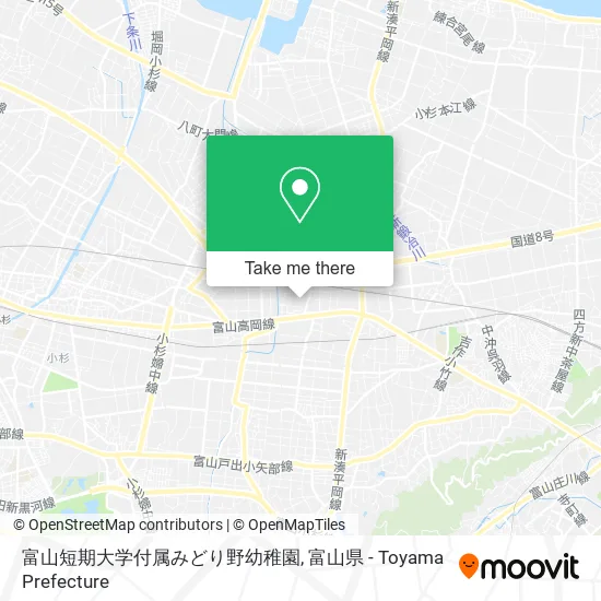 富山短期大学付属みどり野幼稚園 map