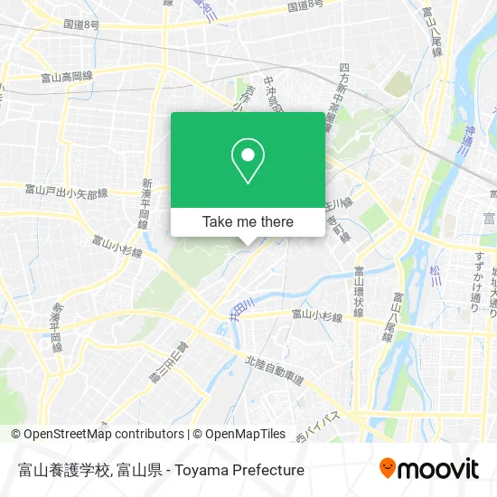富山養護学校 map