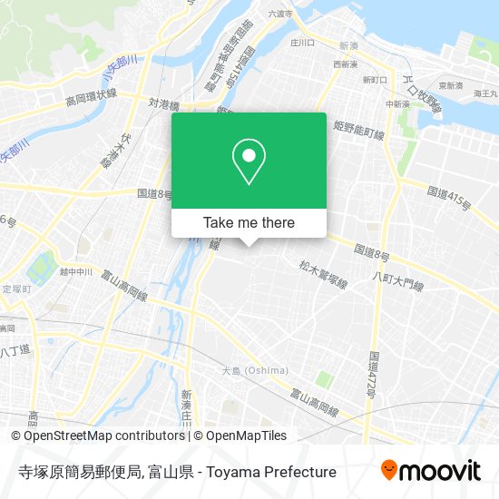 寺塚原簡易郵便局 map