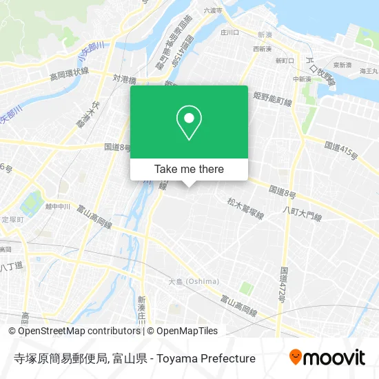 寺塚原簡易郵便局 map