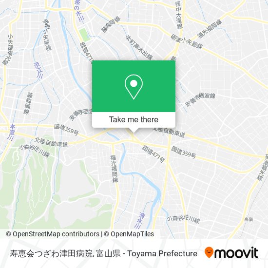 寿恵会つざわ津田病院 map