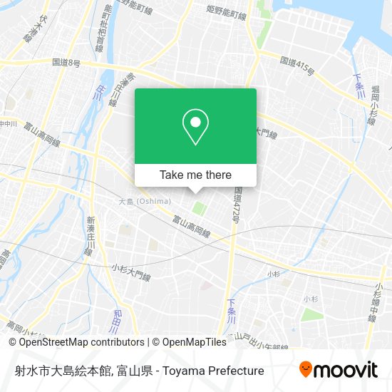 射水市大島絵本館 map