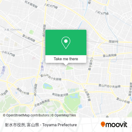射水市役所 map