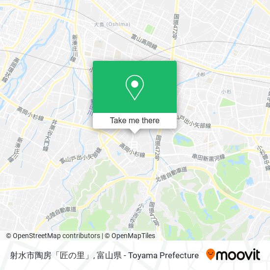射水市陶房「匠の里」 map