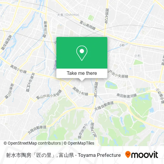 射水市陶房「匠の里」 map