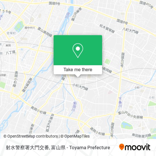 射水警察署大門交番 map