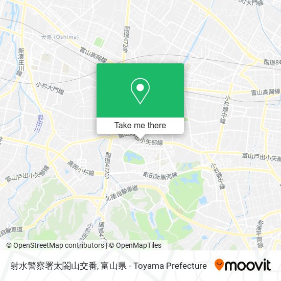 射水警察署太閤山交番 map