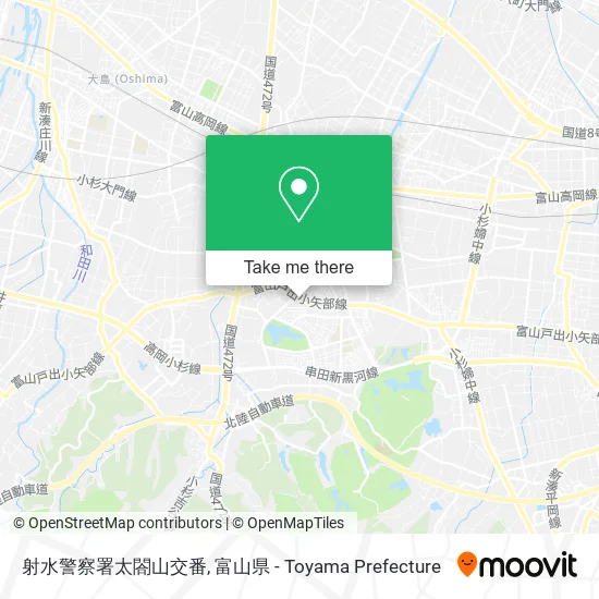 射水警察署太閤山交番 map