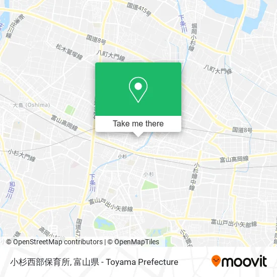 小杉西部保育所 map