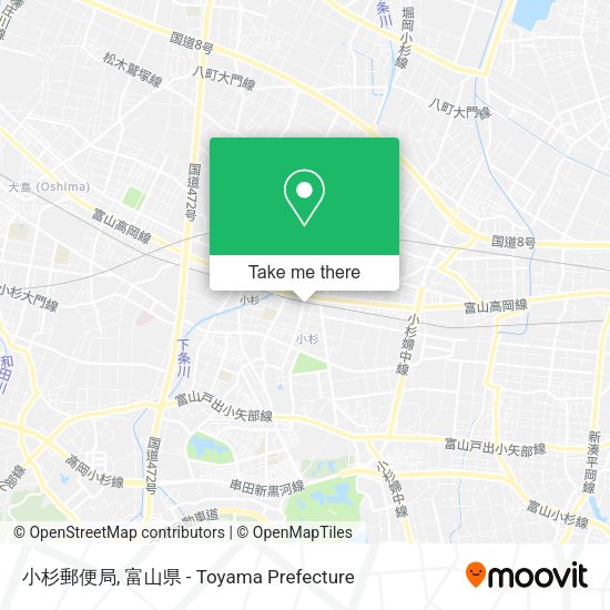 小杉郵便局 map