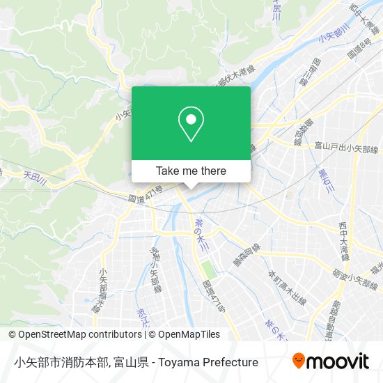 小矢部市消防本部 map