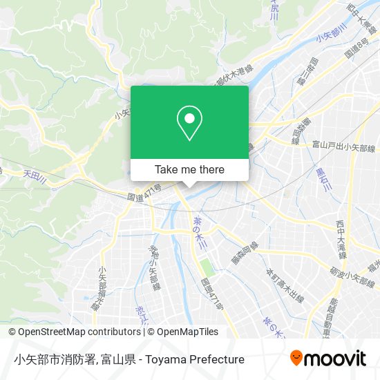 小矢部市消防署 map