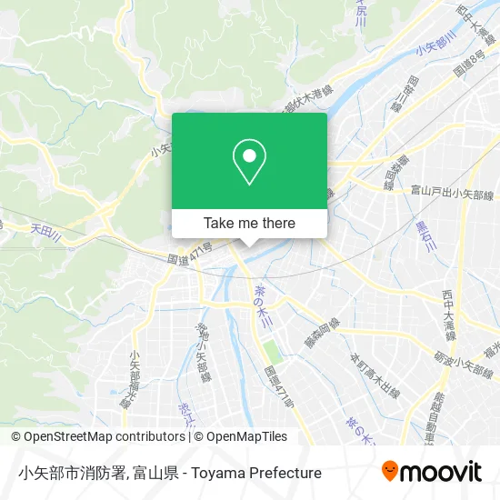 小矢部市消防署 map