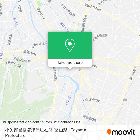 小矢部警察署津沢駐在所 map