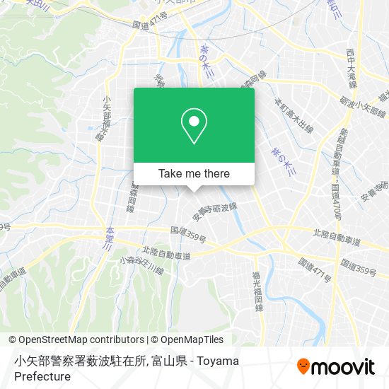 小矢部警察署薮波駐在所 map