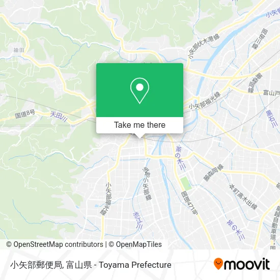 小矢部郵便局 map