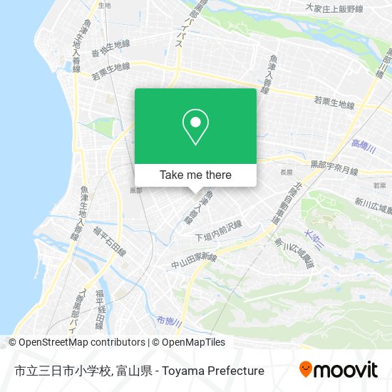 市立三日市小学校 map