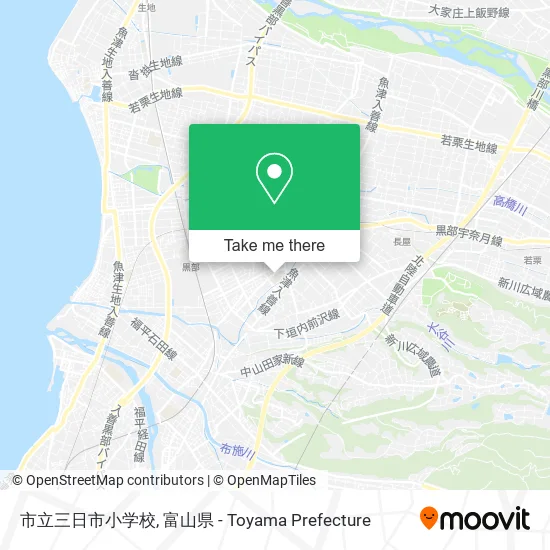 市立三日市小学校 map