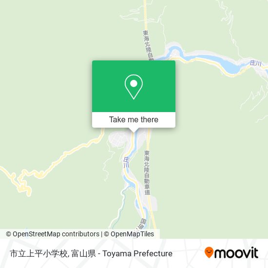 市立上平小学校 map