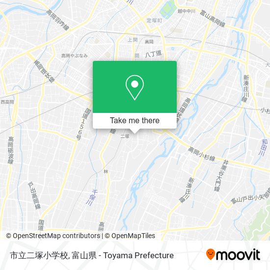 市立二塚小学校 map