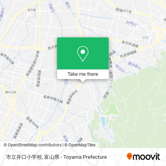 市立井口小学校 map