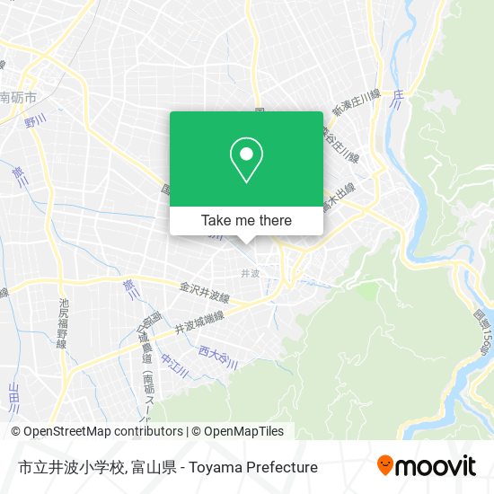 市立井波小学校 map