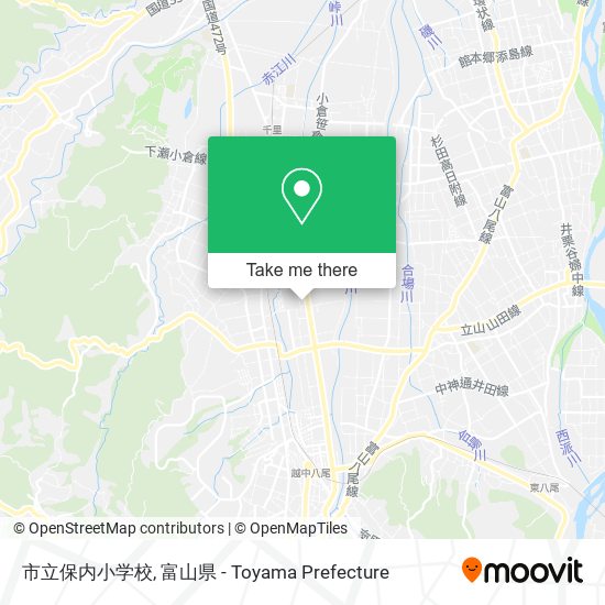 市立保内小学校 map