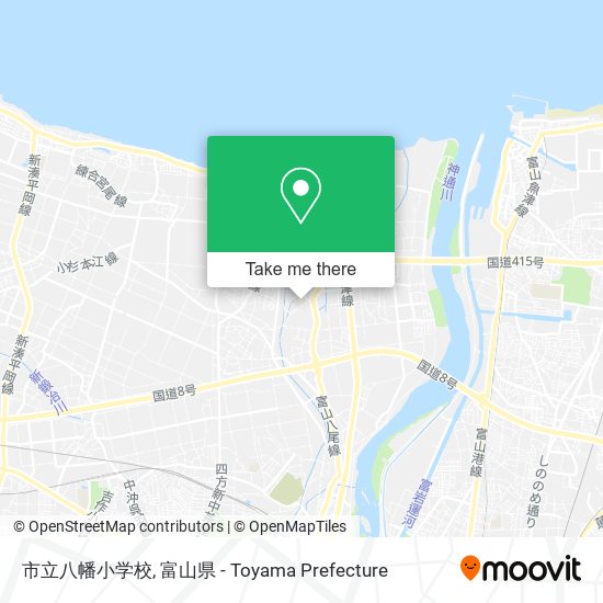 市立八幡小学校 map